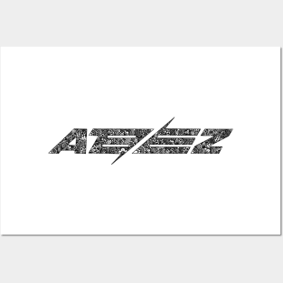 Zentangle ATEEZ Logo Posters and Art